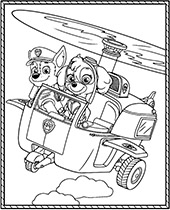 Paw patrol coloring pages for free