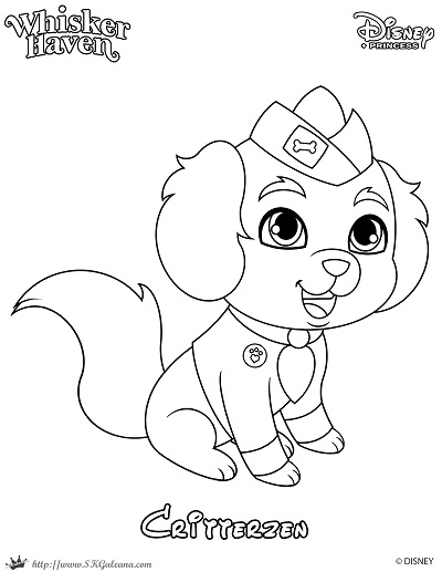 Whisker haven tales coloring page of a critterzen â