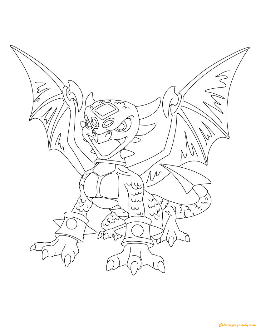 Skylanders coloring pages
