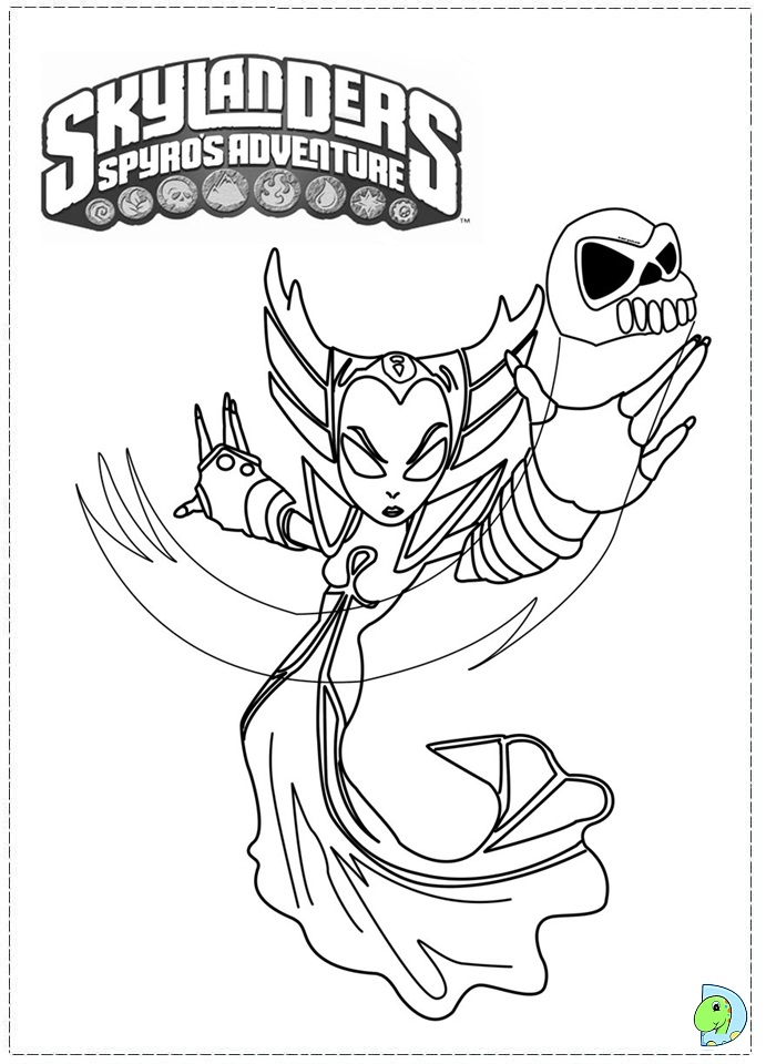 Skylanders coloring page