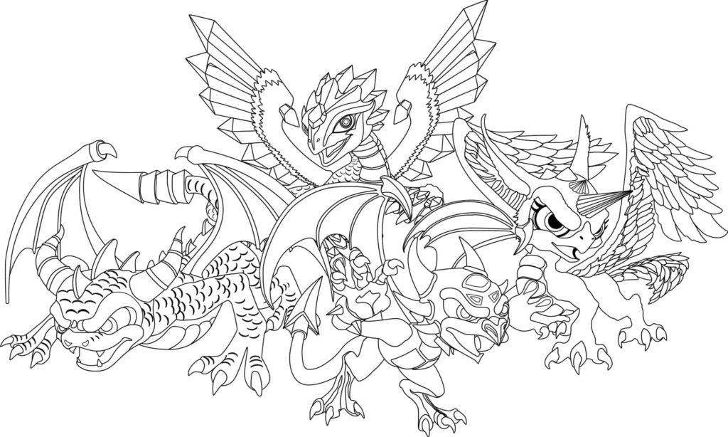 Skylanders coloring pages