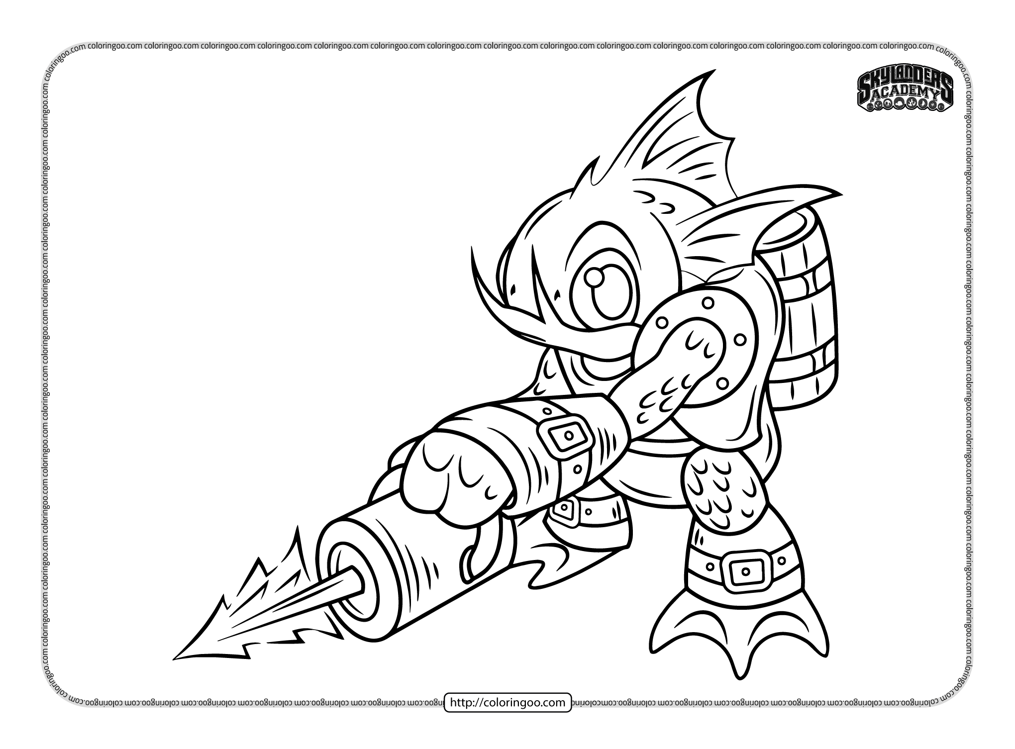 Skylanders coloring pages