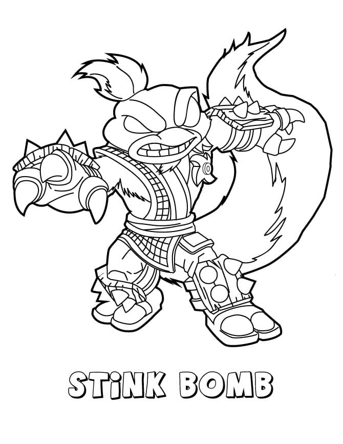 Skylanders coloring pages