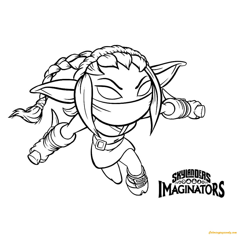 Skylanders imaginators coloring page