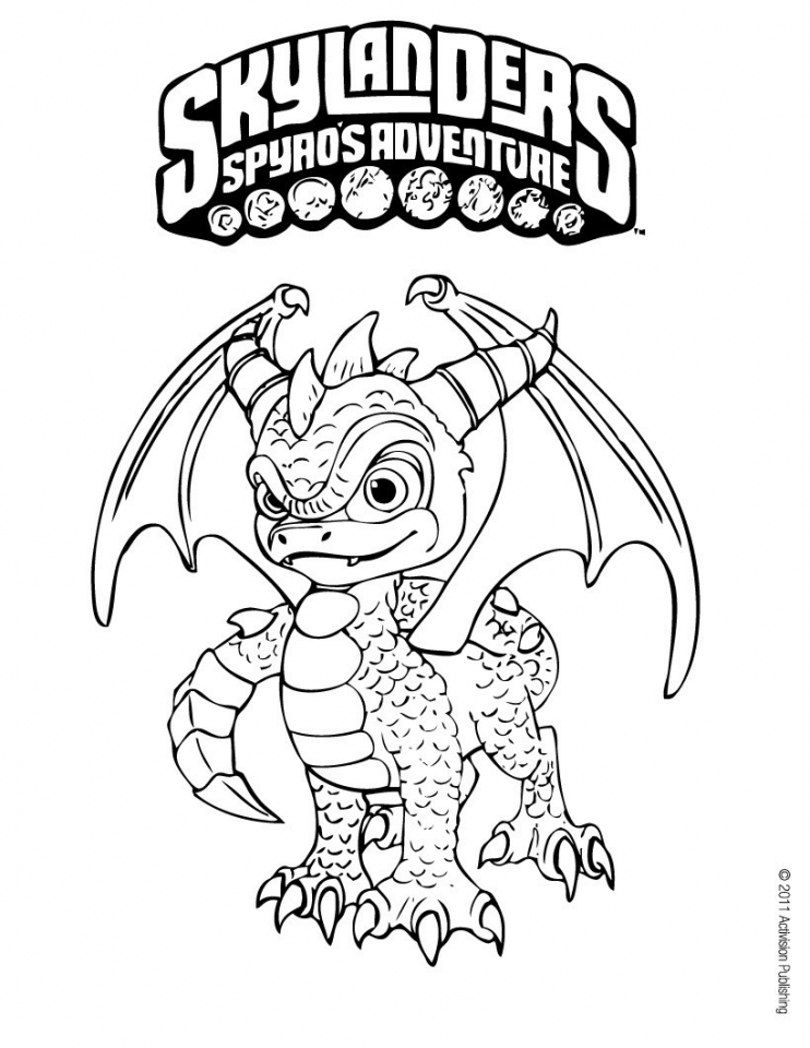 Get this skylander coloring pages printable