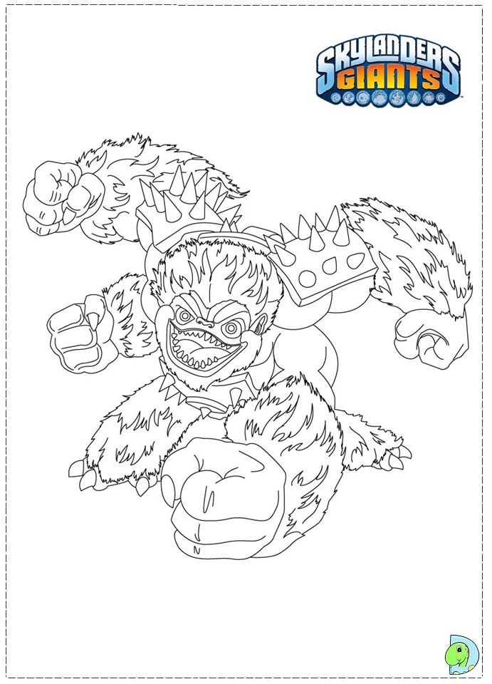 Skylanders coloring page