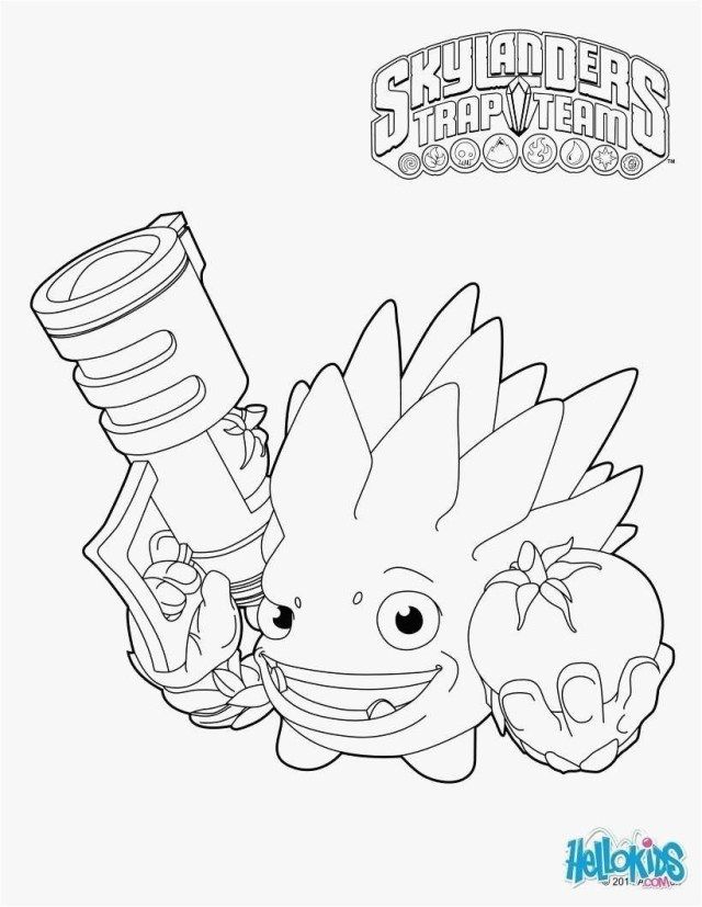 Brilliant image of skylanders coloring pages