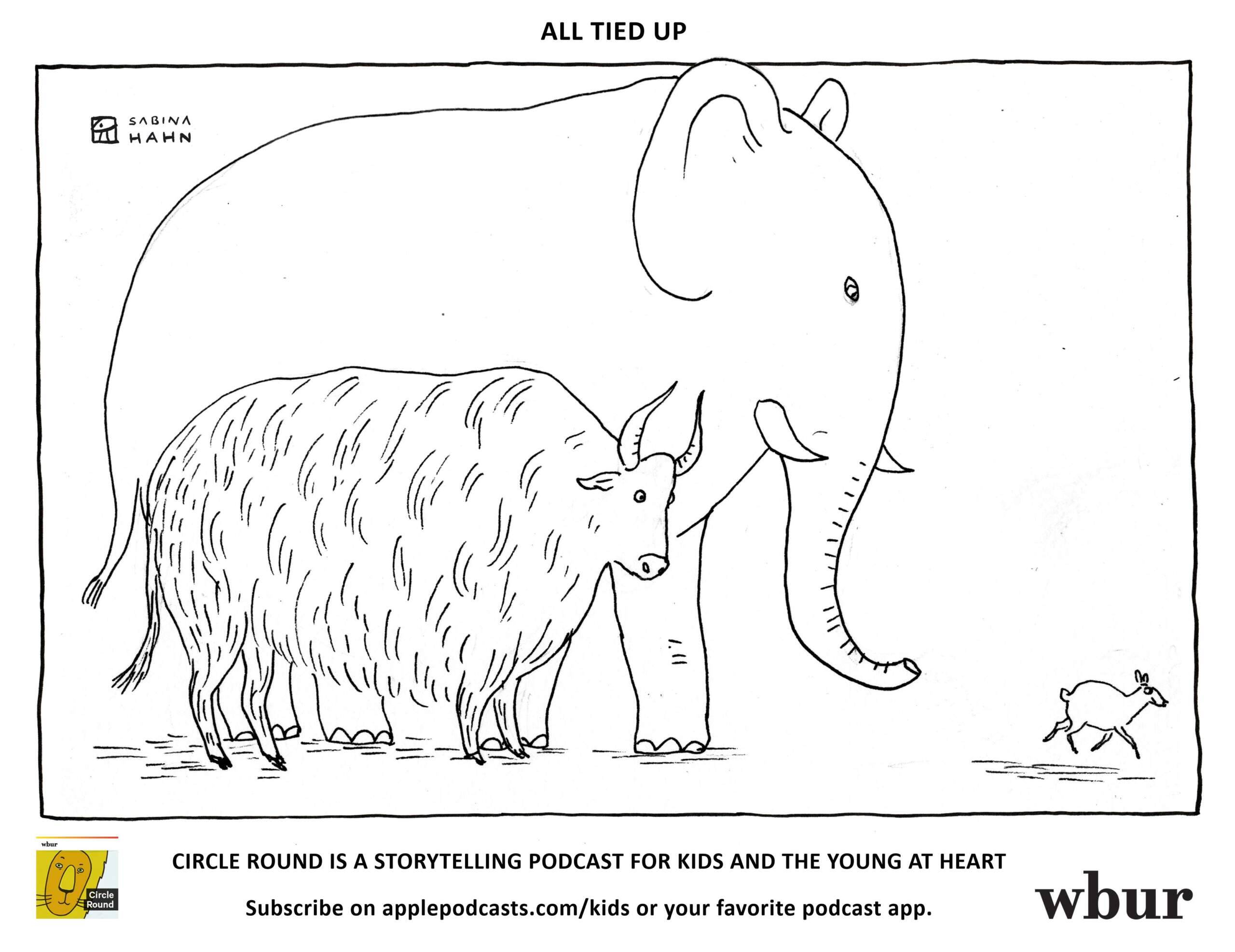 Coloring pages circle round