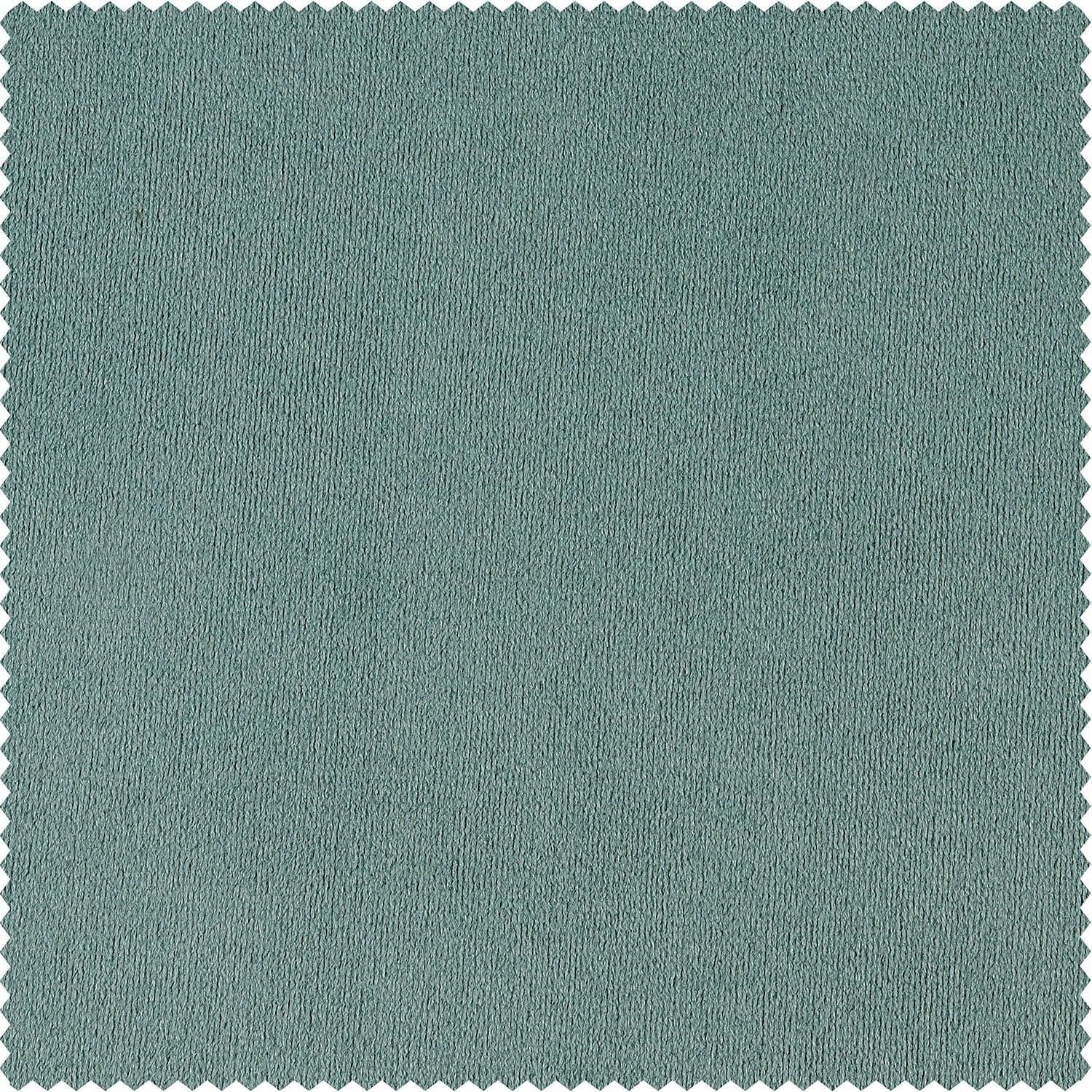 Skylark blue signature velvet custom curtain