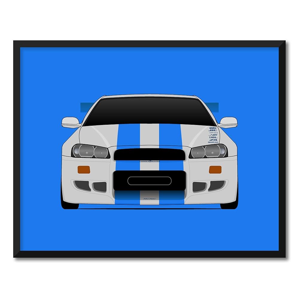 Customizable color nissan skyline gt