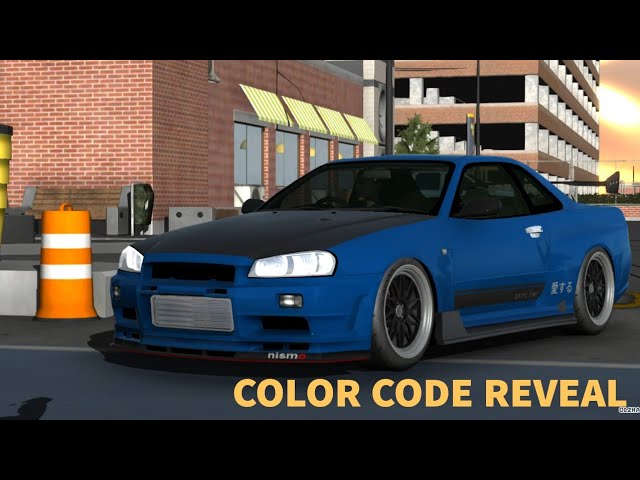 Y nissan skyline gtr r color code reveal likes car parking ultiplayer