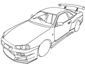 Nissan coloring pages free coloring pages