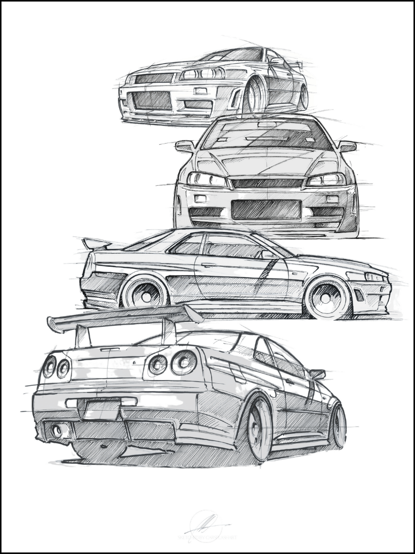 Gtr sketch family