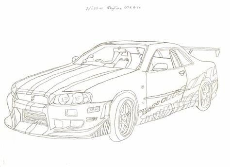 Pin by jacob adams on coloring pages skyline drawing nissan skyline nissan gtr skyline