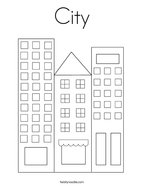 Skyscraper coloring pages