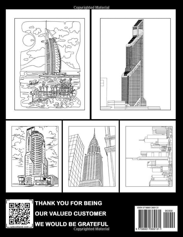 Skyscrapers coloring book stunning coloring pages for teens adults to have fun and relax ideal gift for special ocsions vaughan maisey books