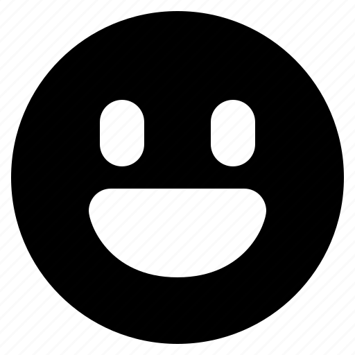 Emoji emotion face grin happy joy emoticon icon