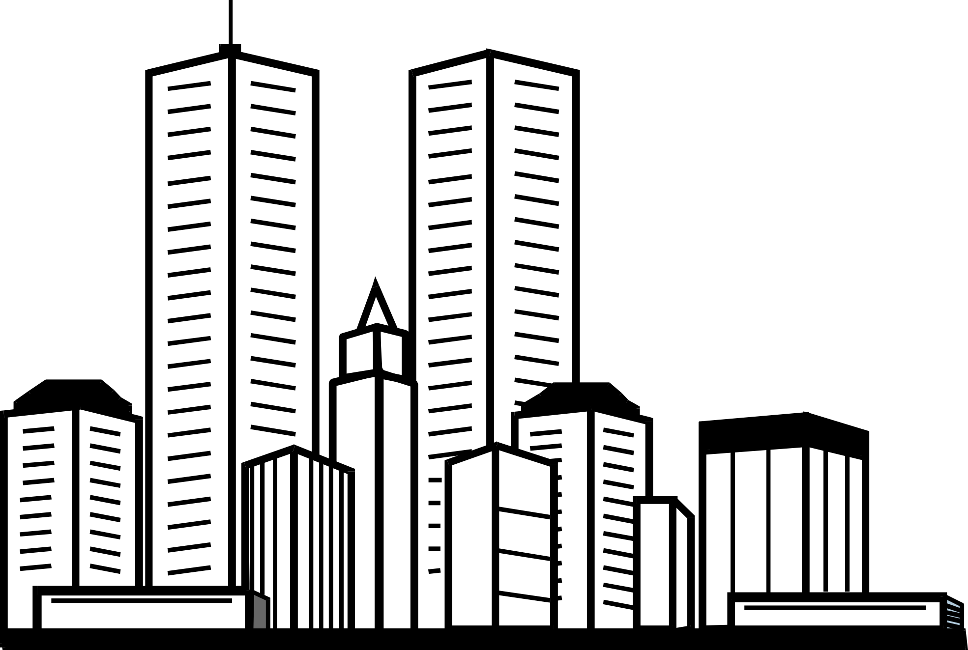 Skyscraper coloring sheets