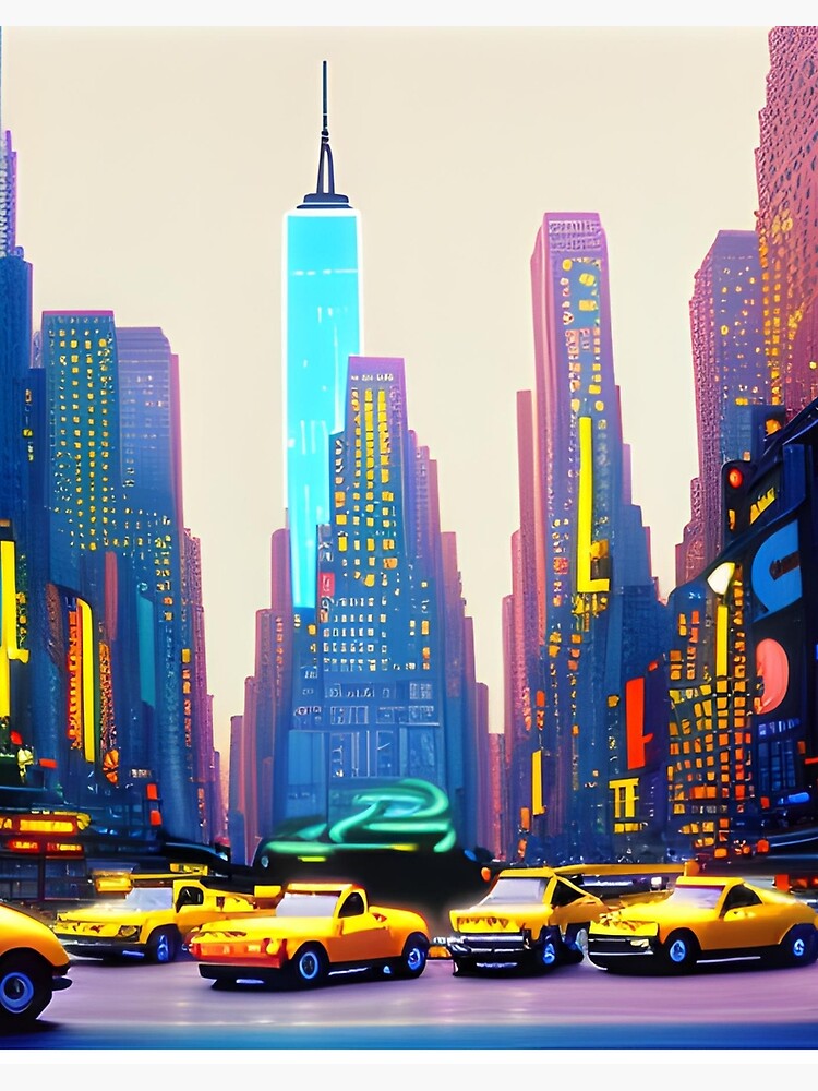Nyc skyline art print