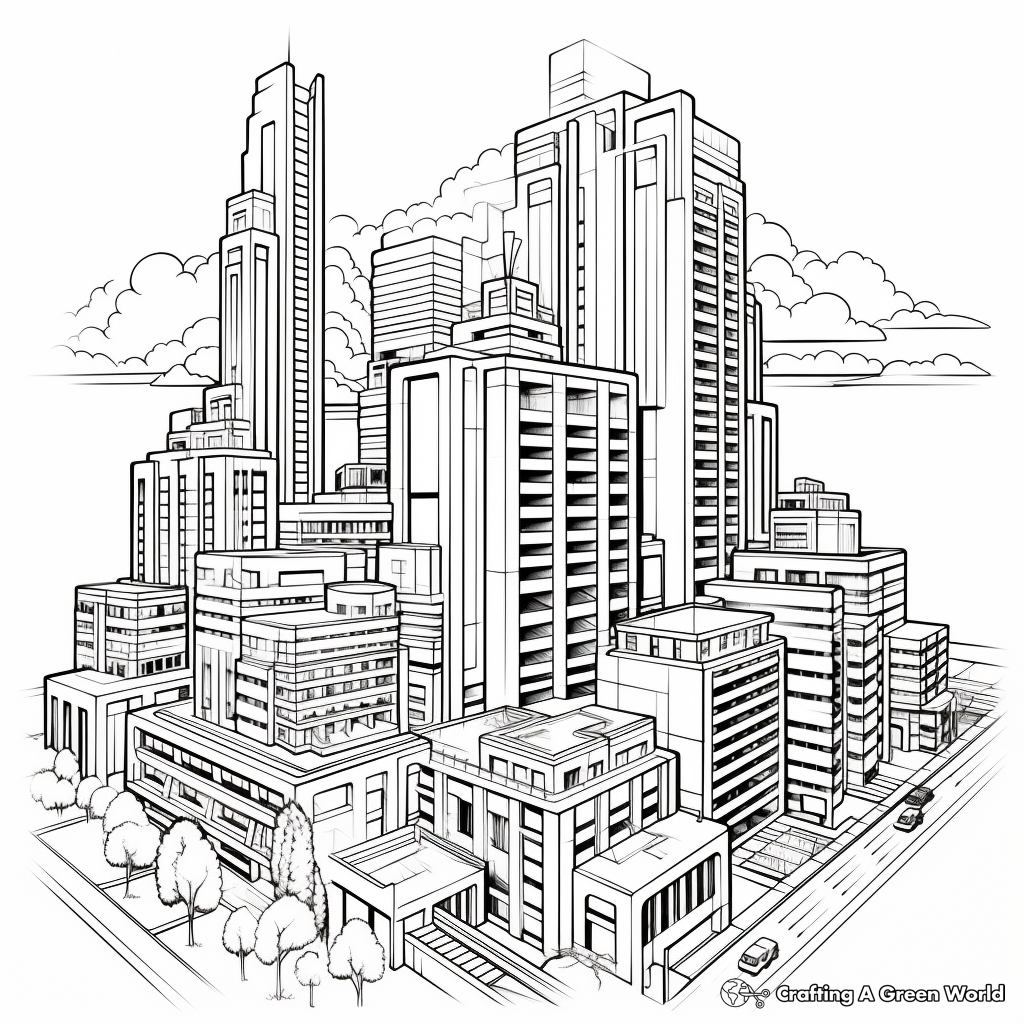 Construction coloring pages