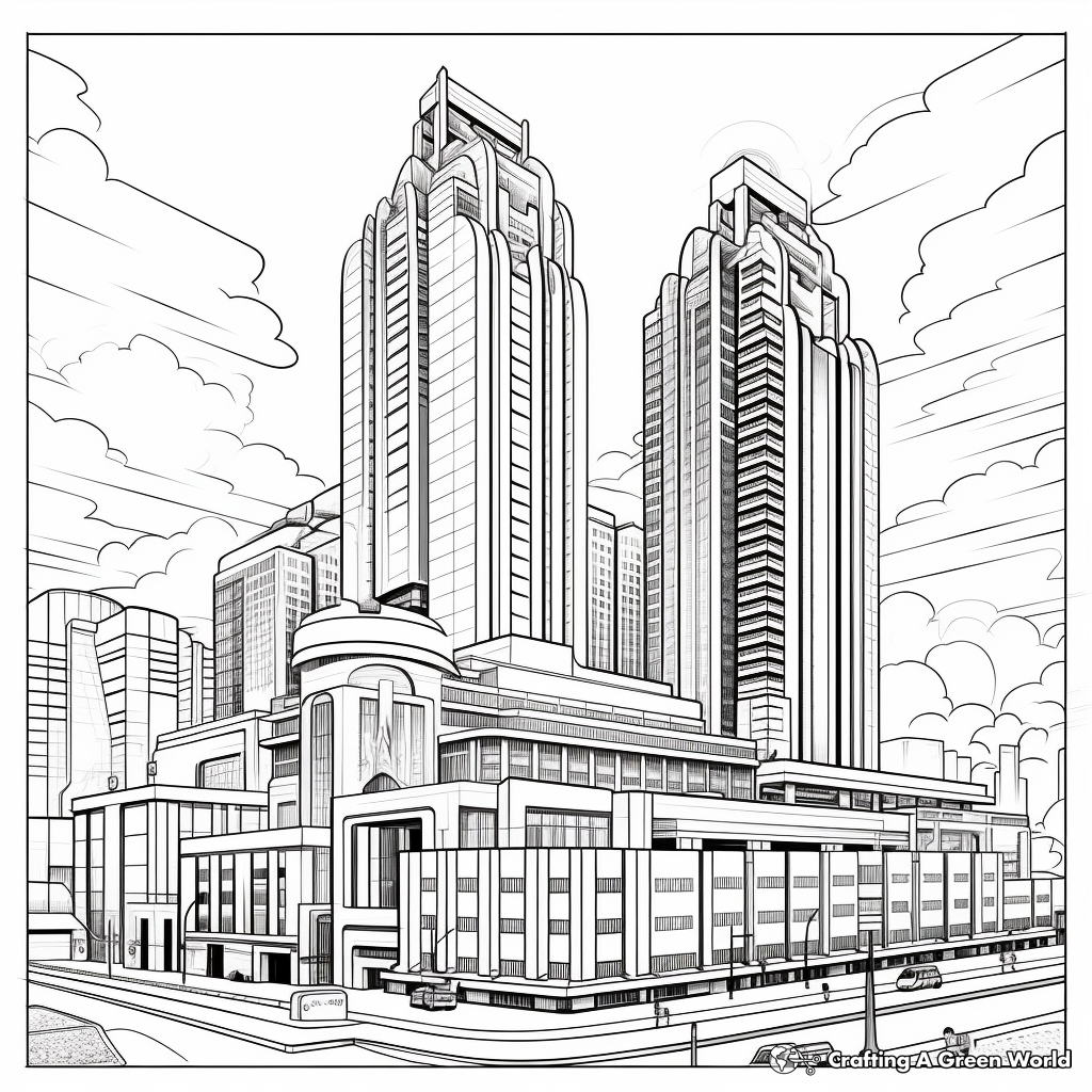 Construction coloring pages