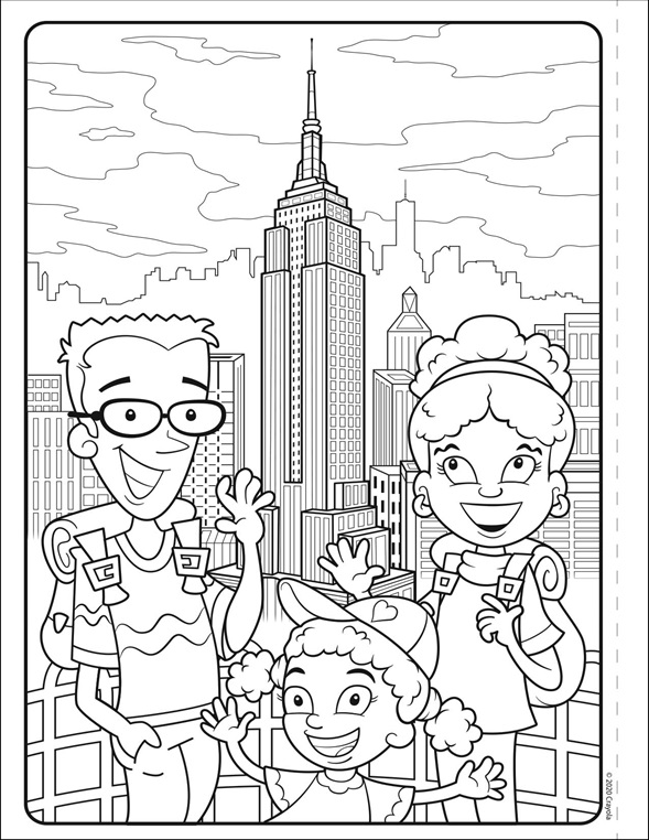 Colors of the world empire state building