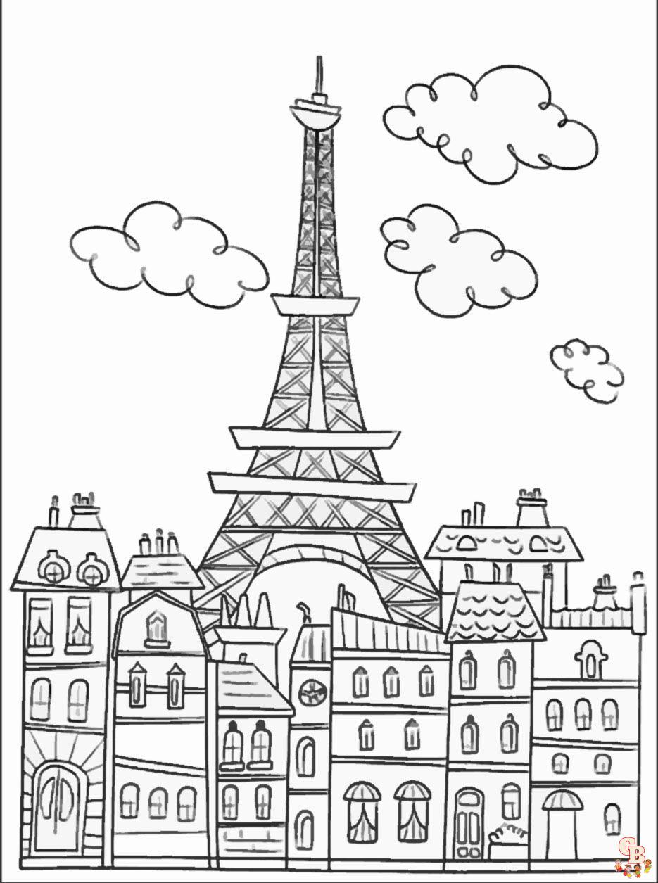 Enjoy free and printable buildings coloring pages for kids