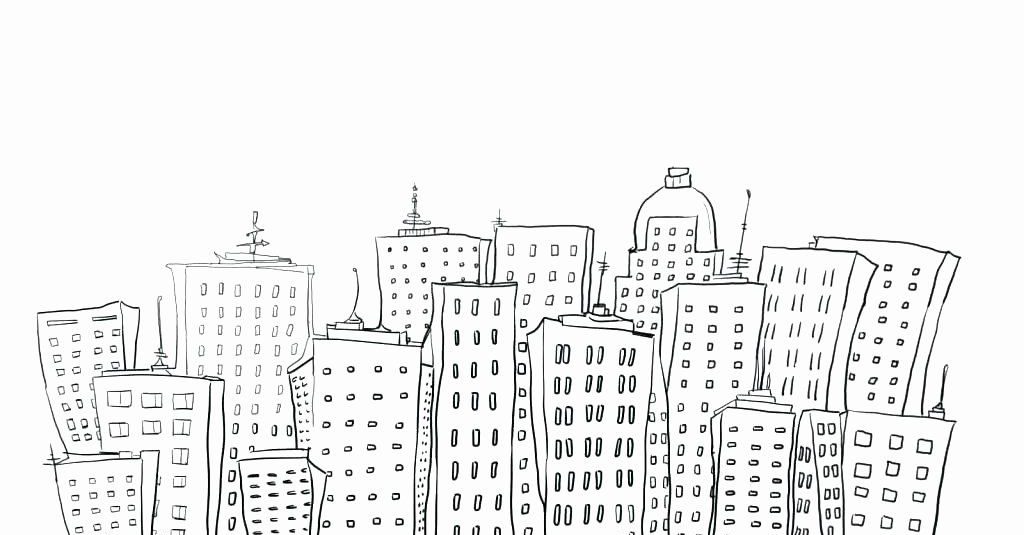 City coloring pages