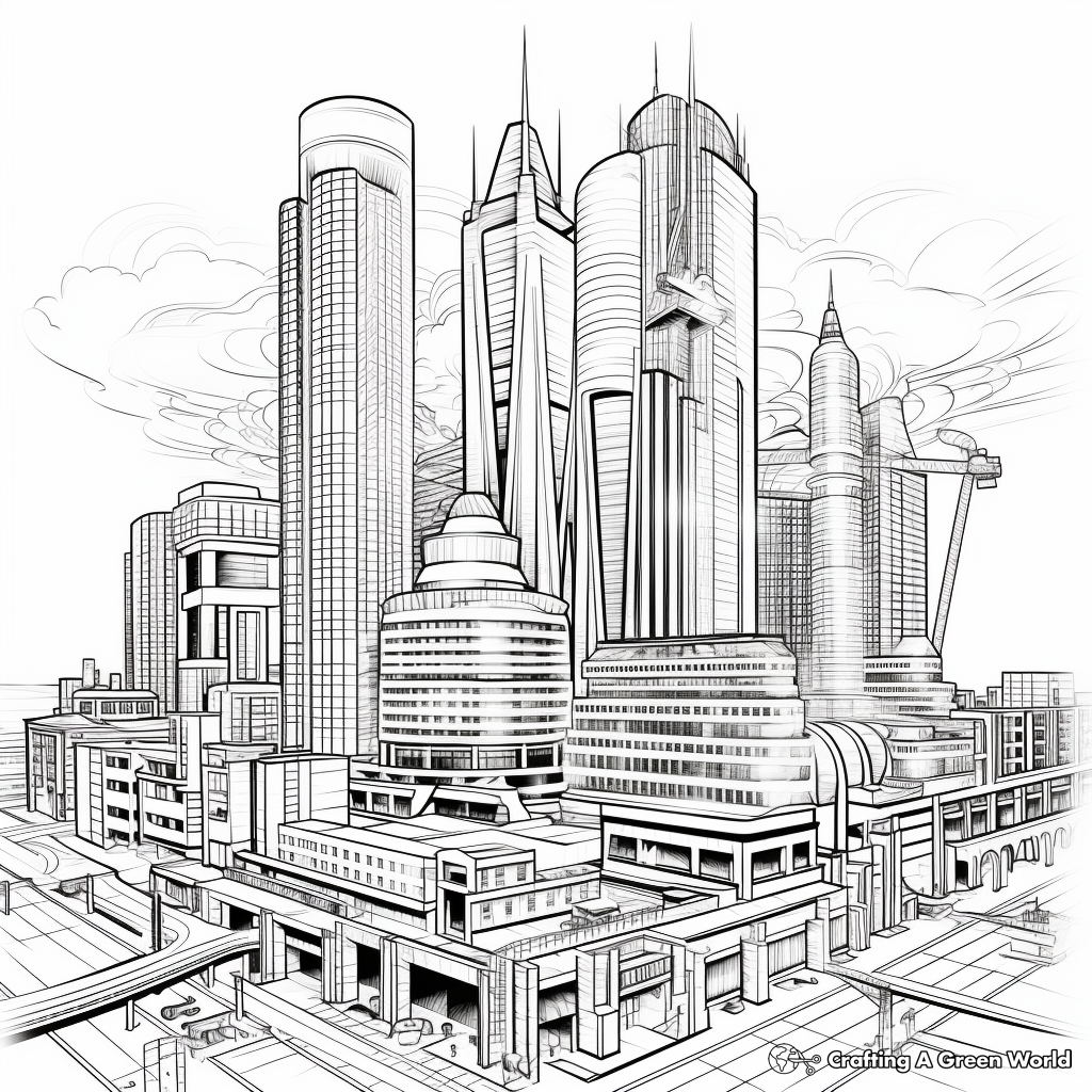 Construction coloring pages