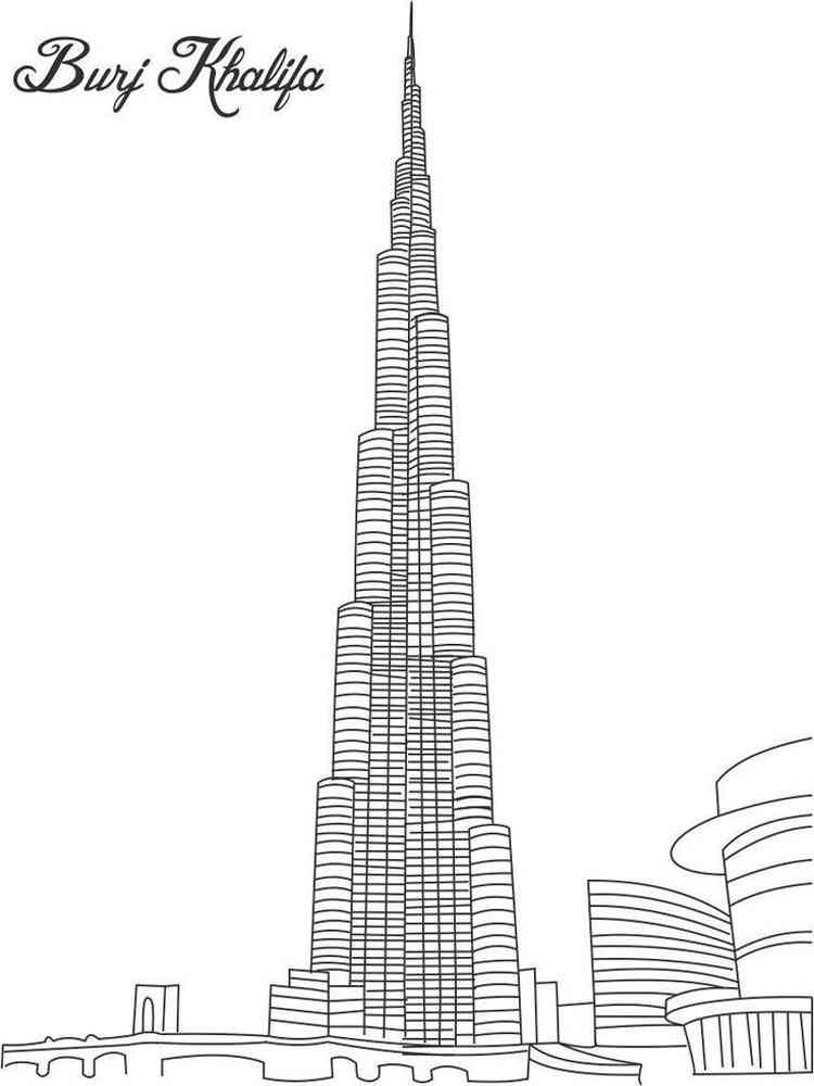 Skyscraper coloring pages for adults