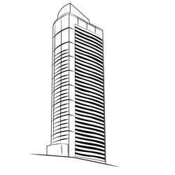 Skyscrapers coloring pages for kids printable free download