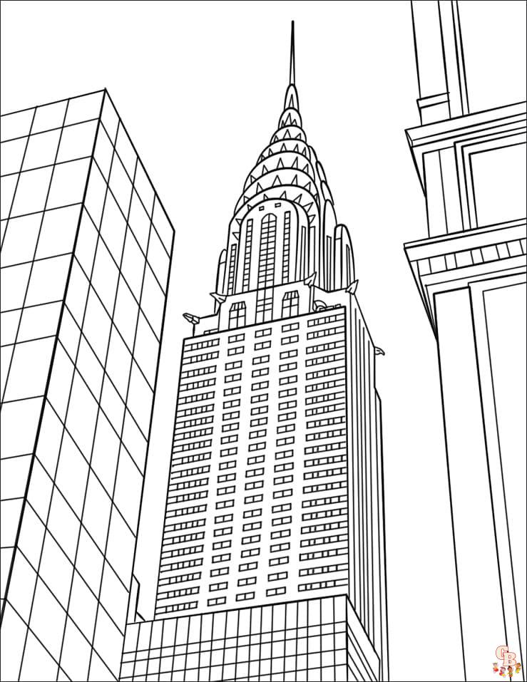 Enjoy free and printable buildings coloring pages for kids