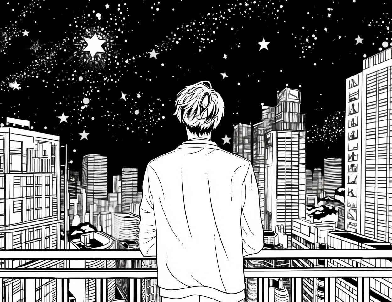 Scenic landscape coloring pages