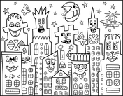 Skyscraper coloring pages free coloring pages
