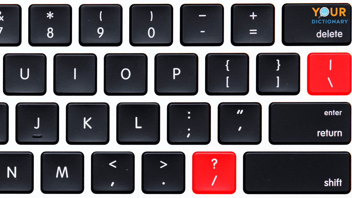 Slash symbols in writing when to use a backslash vs a forward slash