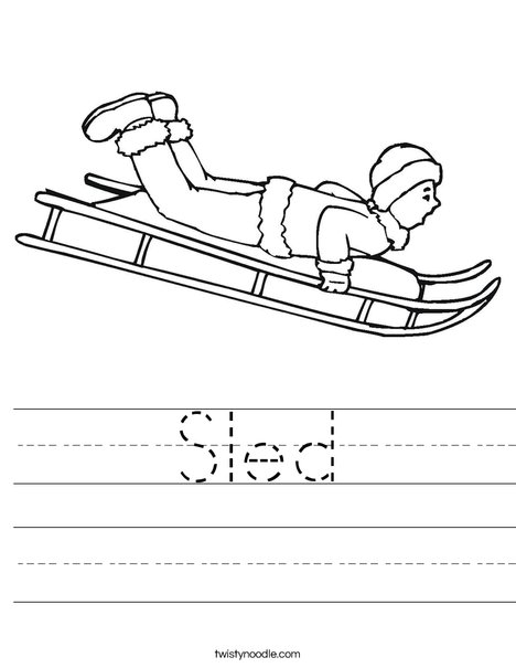 Sled worksheet