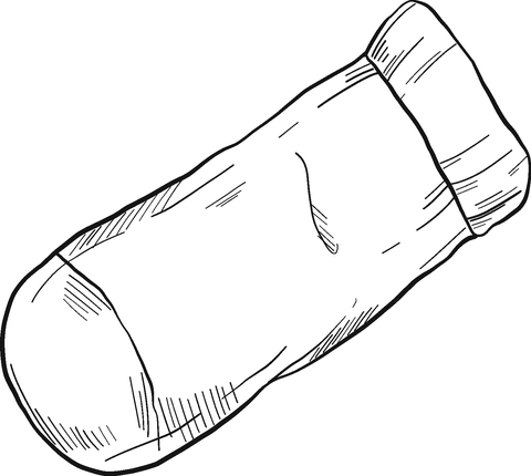 Socks coloring page free printable coloring pages