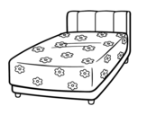 Sleeping bag coloring page
