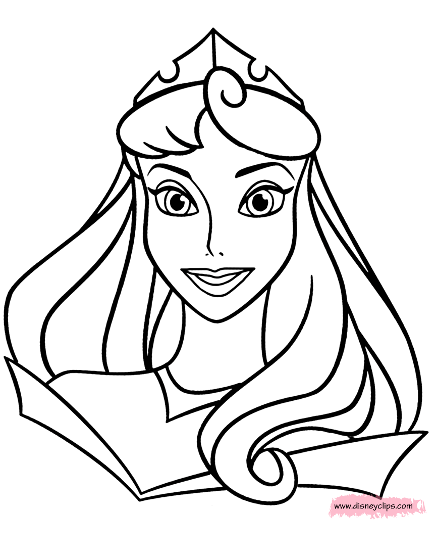 Sleeping beauty coloring pages