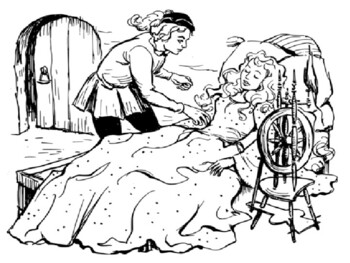 Sleeping beauty coloring picture by stevens social studies tpt