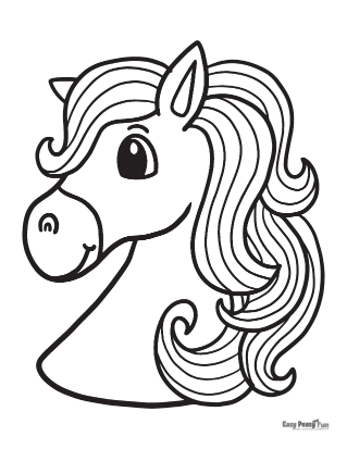 Horse coloring pages