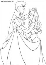 Sleeping beauty coloring pages on coloring