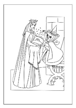 Wele to the enchanted world of sleeping beauty printable coloring pages