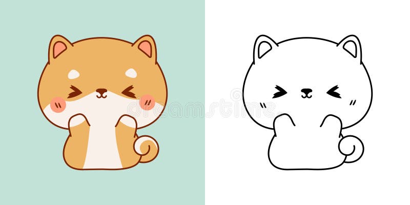 Shiba inu clipart stock illustrations â shiba inu clipart stock illustrations vectors clipart