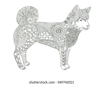 Thousand coloring pages dogs cats royalty