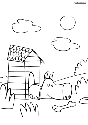 Dogs coloring pages free printable dog coloring sheets