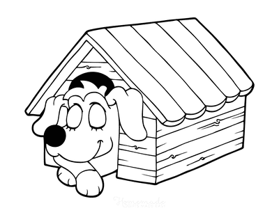 Free dog coloring pages for kids adults