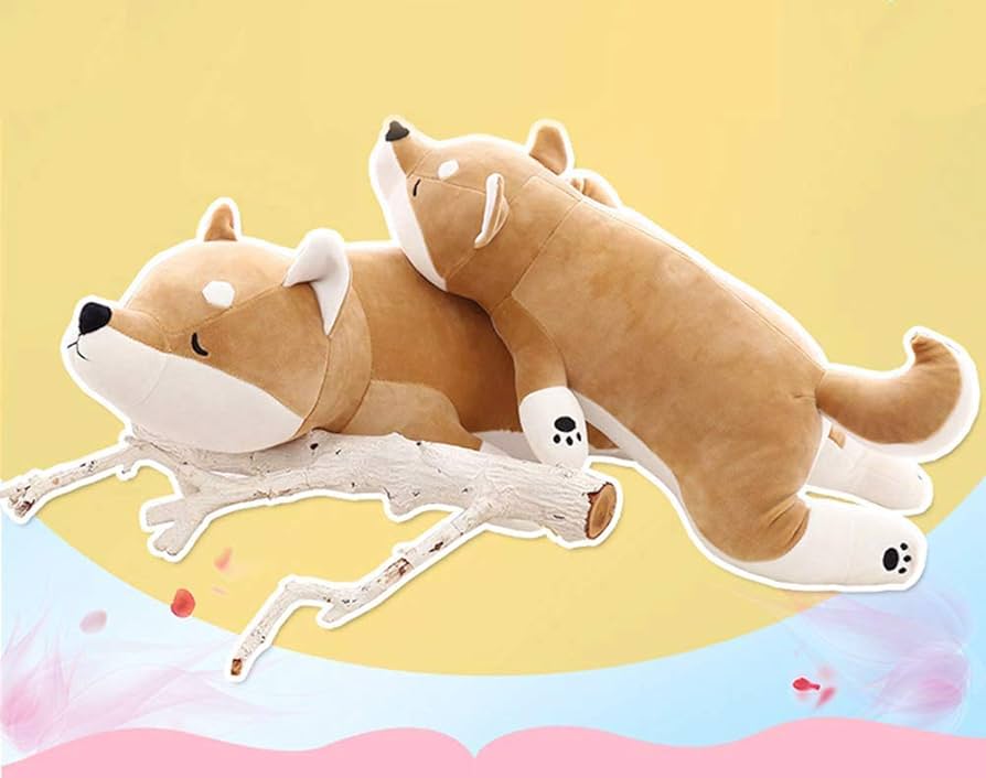Shiba inu plush stuffed animal giant stuffed animals for anxiety big shiba inu corgi plush dog plush pillow hugging pillow sleeping dog cushion soft plush toy big stuffed animals kawaii