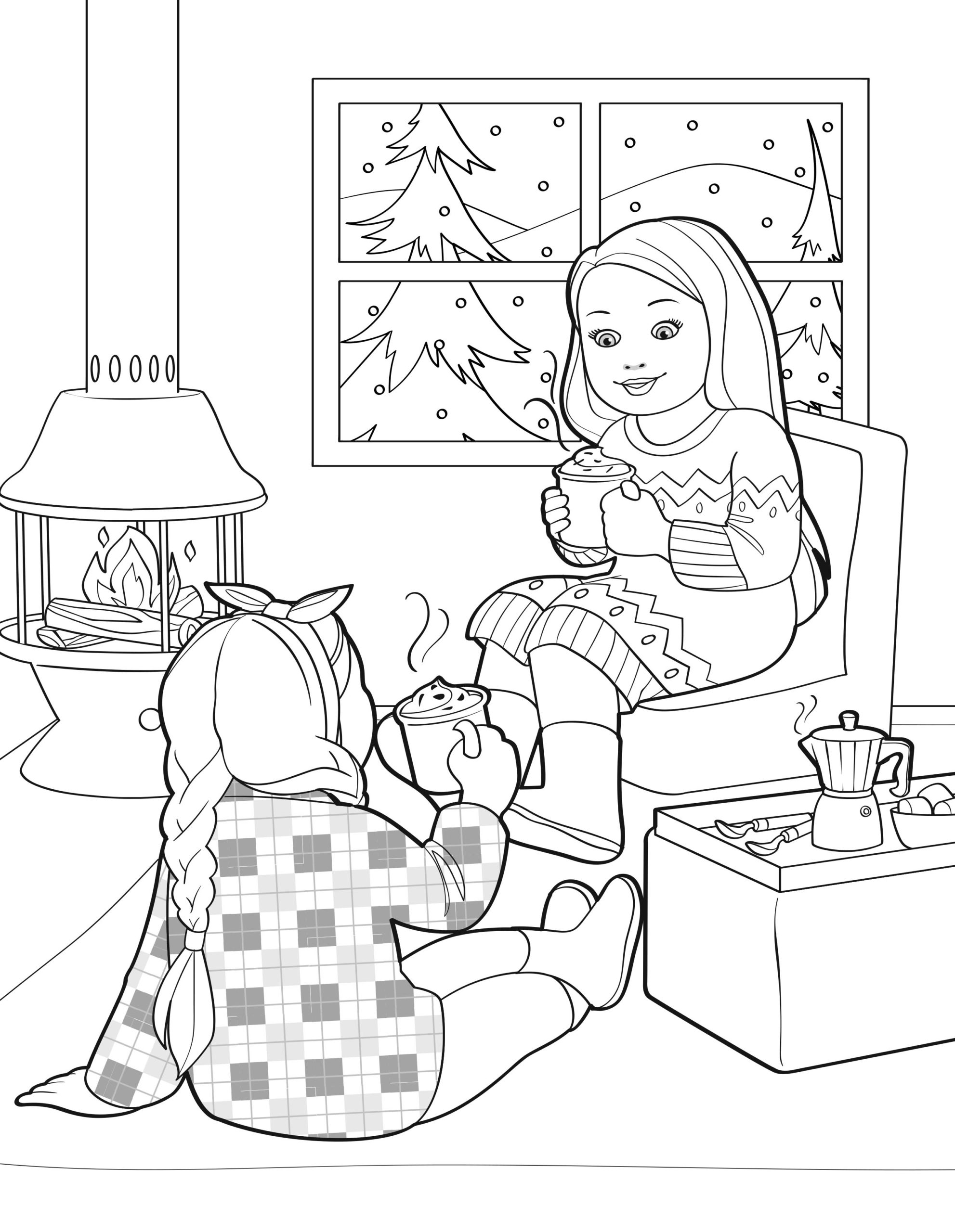 Doll coloring pages for girls our generation