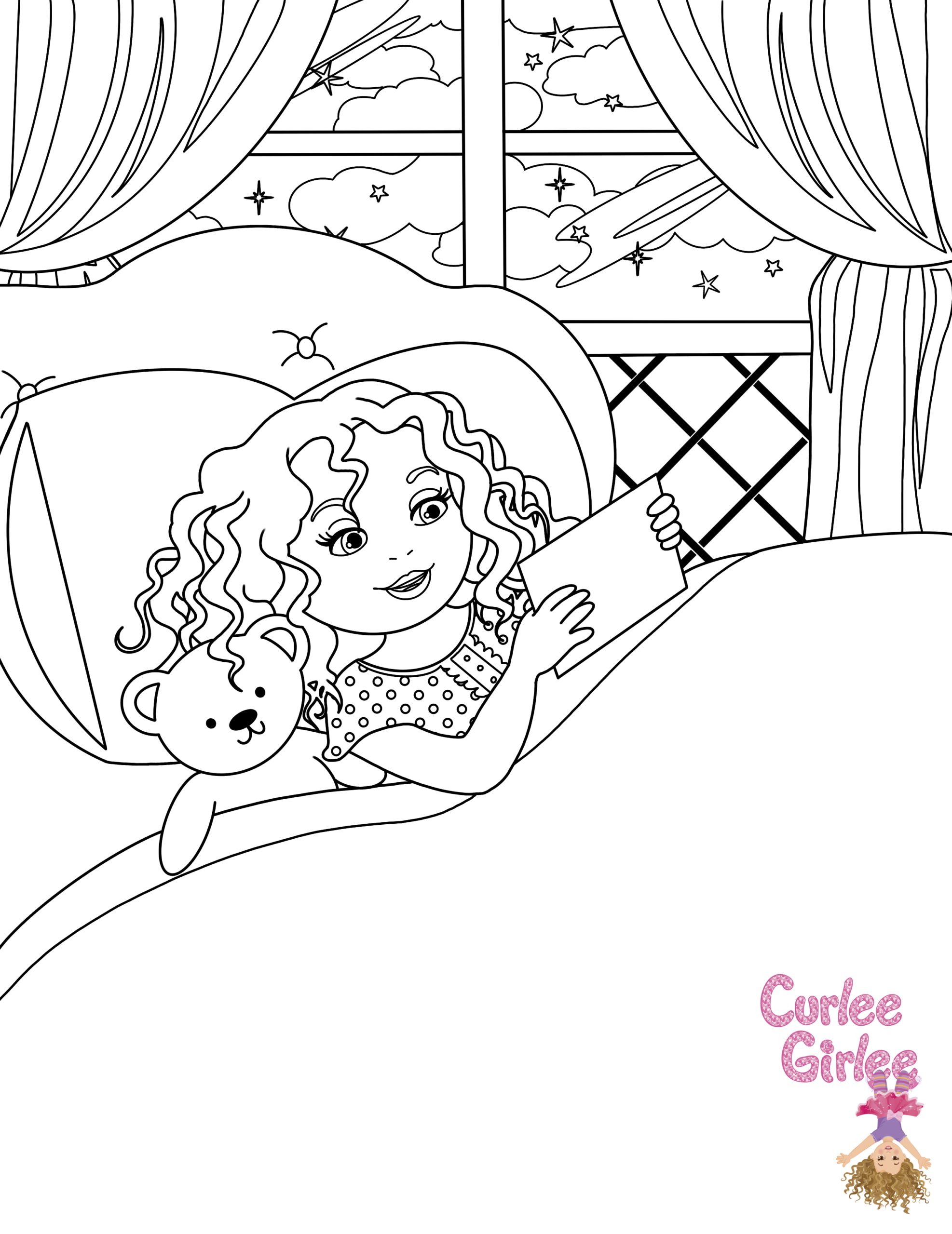 Download free coloring pages online from curlee girlee